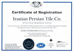 نمایندگی پرشین کاشی ایرانیان در اصفهان در قالب گروه بازرگانی کاشی و سرامیک سئوسرام محصولات کارخانه پرشین کاشی ایرانیان میبد را به صورت عمده (بارگیری از کارخانه) و خرده فروشی از انبارهای مرکزی اصفهان با قیمت درب کارخانه عرضه می کند. جهت دریافت تلفن کارخانه پرشین کاشی ایرانیان به انتهای صفحه مراجعه کنید.