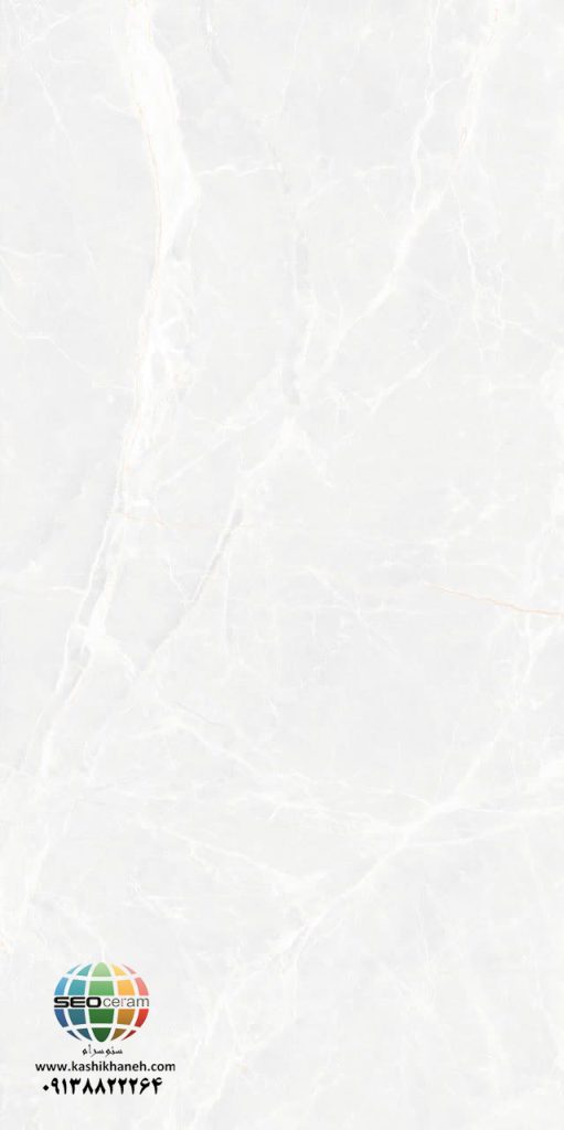 سرامیک آناستازیا سفید کاشی ایفاسرام تولید شده در سایز 120×60 با لعاب نانوپولیش و ضخامت 10-12 میلیمتر یکی از طرح های زیبای کاشی های تولیدی شرکت کاشی ایفاسرام اردکان می باشد.این سرامیک از جنس خاک سفید با دوام بوده و لعاب آن از جنس لعاب های نانوپولیش با شفافیت بالا می باشد.