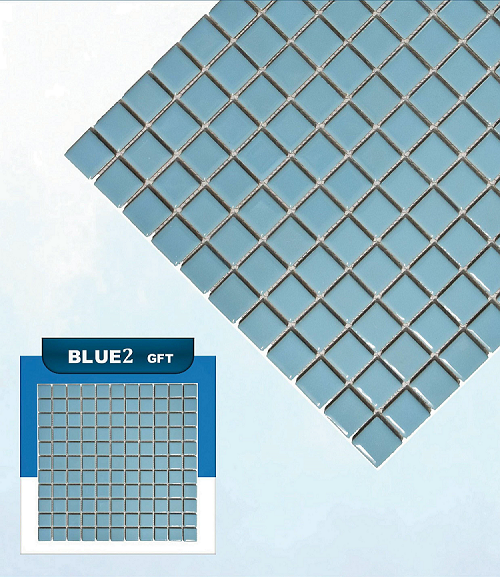 کاشی استخری پشت توری گهرفام BLUE2، در مرکز فروش انواع کاشی استخری در اصفهان با قیمت مناسب عرضه می گردد. این کاشی استخری در ابعاد مربعی 2.5×2.5 سانت در رنگهای سفید و ترکیب آبی با لعاب شفاف و جنس پرسلان می باشد. جهت خرید این محصول با شماره 09138822264 تماس حاصل نمایید.