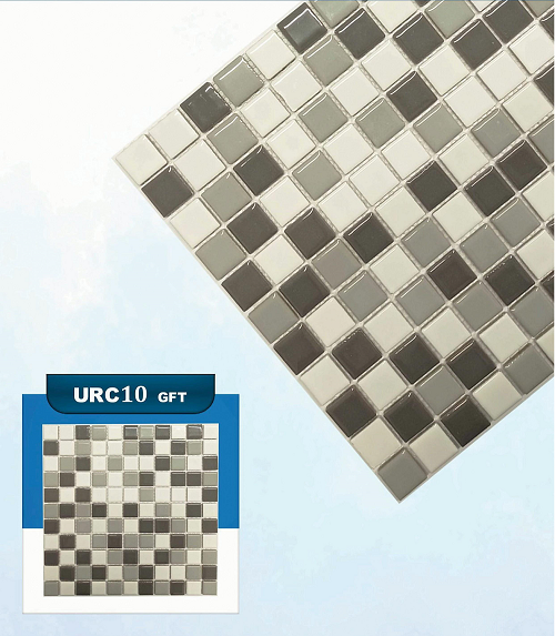 کاشی استخری پشت توری گهرفام URC10، در مرکز فروش انواع کاشی استخری در اصفهان با قیمت مناسب عرضه می گردد. این کاشی استخری در ابعاد مربعی 2.5×2.5 سانت در رنگهای سفید و ترکیب آبی با لعاب شفاف و جنس پرسلان می باشد. جهت خرید این محصول با شماره 09138822264 تماس حاصل نمایید.