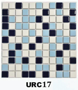 کاشی استخری پشت توری گهرفام URC17، در مرکز فروش انواع کاشی استخری در اصفهان با قیمت مناسب عرضه می گردد. این کاشی استخری در ابعاد مربعی 2.5×2.5 سانت در رنگهای سفید و ترکیب آبی با لعاب شفاف و جنس پرسلان می باشد. جهت خرید این محصول با شماره 09138822264 تماس حاصل نمایید.