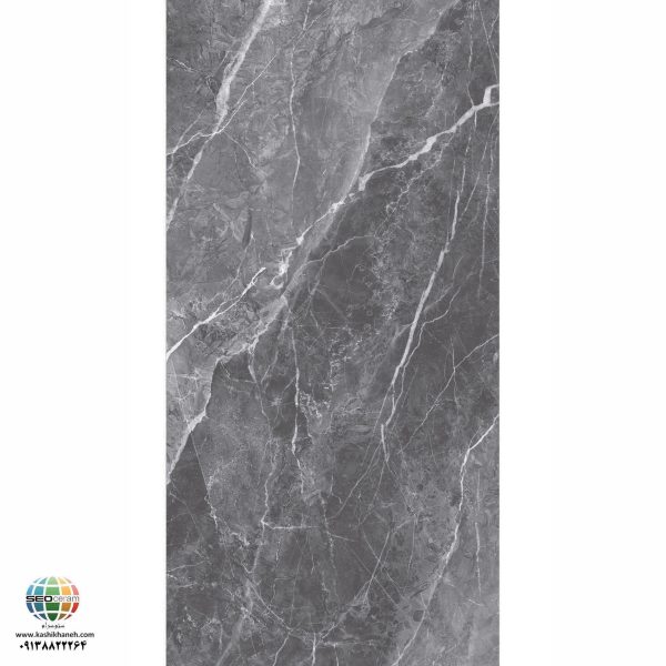 سرامیک پرسلان مات اسپریت طوسی تیره کاشی الوند تولید شده در سایز 120×60 با لعاب مات ابریشمی و ضخامت 12 میلیمتر یکی از طرح های زیبای کاشی های تولیدی شرکت کاشی الوند می باشد. این محصول از جنس پرسلان با بالاترین دوام در شرایط سخت و کمترین میزان جذب آب ممکن می باشد.