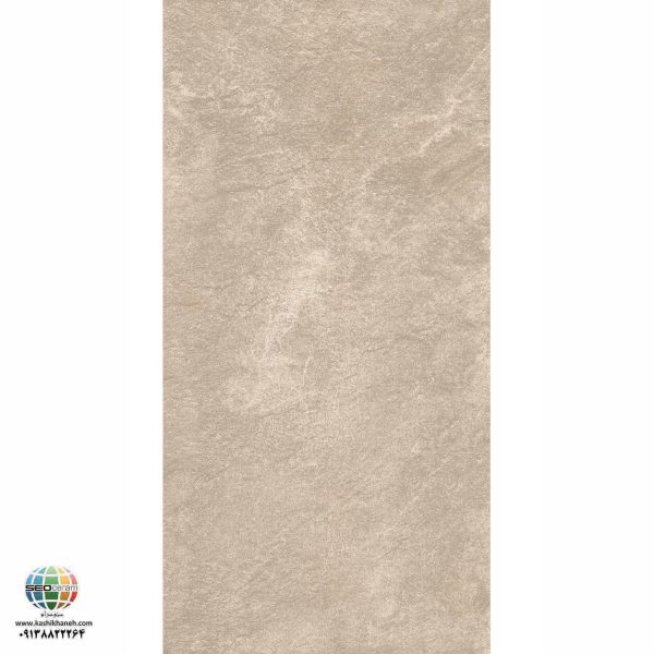 سرامیک پرسلان مات امگا کرم کاشی الوند تولید شده در سایز 120×60 با لعاب مات ابریشمی و ضخامت 12 میلیمتر یکی از طرح های زیبای کاشی های تولیدی شرکت کاشی الوند می باشد. این محصول از جنس پرسلان با بالاترین دوام در شرایط سخت و کمترین میزان جذب آب ممکن می باشد.