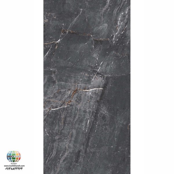 سرامیک پرسلان مات رئال استون مشکی کاشی الوند تولید شده در سایز 120×60 با لعاب مات ابریشمی و ضخامت 12 میلیمتر یکی از طرح های زیبای کاشی های تولیدی شرکت کاشی الوند می باشد. این محصول از جنس پرسلان با بالاترین دوام در شرایط سخت و کمترین میزان جذب آب ممکن می باشد.