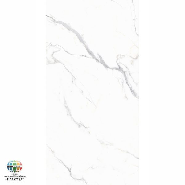 سرامیک پرسلان مات نیلان سفید کاشی الوند تولید شده در سایز 120×60 با لعاب مات ابریشمی و ضخامت 12 میلیمتر یکی از طرح های زیبای کاشی های تولیدی شرکت کاشی الوند می باشد. این محصول از جنس پرسلان با بالاترین دوام در شرایط سخت و کمترین میزان جذب آب ممکن می باشد.