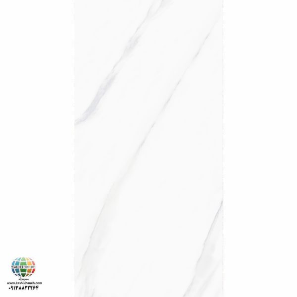 سرامیک پرسلان مات کاتالان سفید کاشی الوند تولید شده در سایز 120×60 با لعاب مات ابریشمی و ضخامت 12 میلیمتر یکی از طرح های زیبای کاشی های تولیدی شرکت کاشی الوند می باشد. این محصول از جنس پرسلان با بالاترین دوام در شرایط سخت و کمترین میزان جذب آب ممکن می باشد.