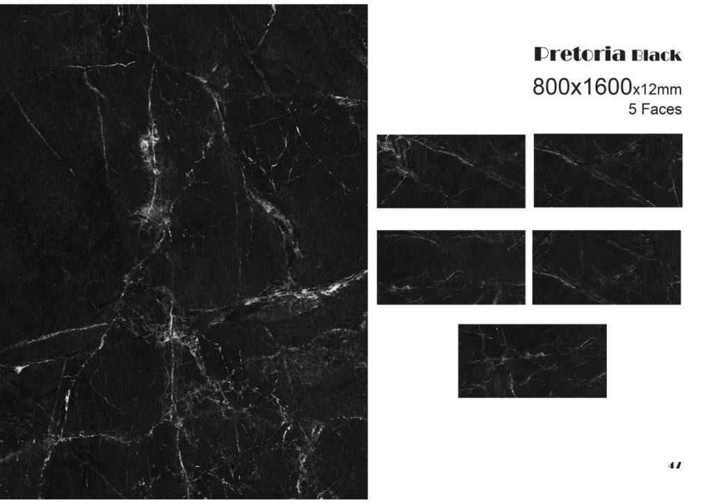 سرامیک پرتوریا مشکی کاشی پرسپولیس تولید شده در سایز 160×80 با لعاب نانوپولیش و ضخامت 12 میلیمتر، یکی از محبوب ترین اسلب های این کارخانه مدرن و با سابقه باشد. از ویژگی های بارز این محصول می توان به جنس پرسلان با استحکام بالا، جذب آب فوق العاده پایین(نزدیک به صفر)، مقاومت در برابر لکه ها و ... اشاره کرد، که این محصول رو تبدیل به یک انتخاب منحصر به فرد برای تمامی سلایق تبدیل می کند.