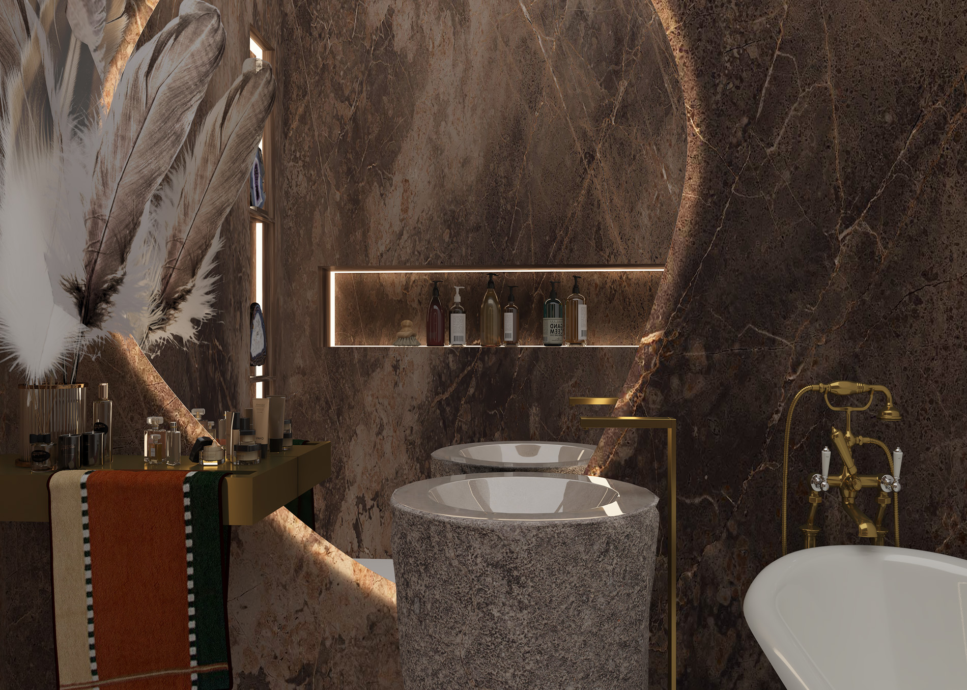 سرامیک هارمونی قهوه ای کاشی نایین 120×60 (4) سرامیک پرسلان هارمونی قهوه ای کاشی نایین در سایز 60x120 با لعاب نانوپولیش و در دو طرح ساده ودکور تولید شده است. جنس بدنه این محصول پرسلان با جذب آب زیر 0.5 درصد و ضخامت 12 میلی متر می باشد. به منظور خرید این محصول از نمایندگی کاشی نایین در اصفهان و تهران با شماره 09138822264 تماس حاصل نمایید.