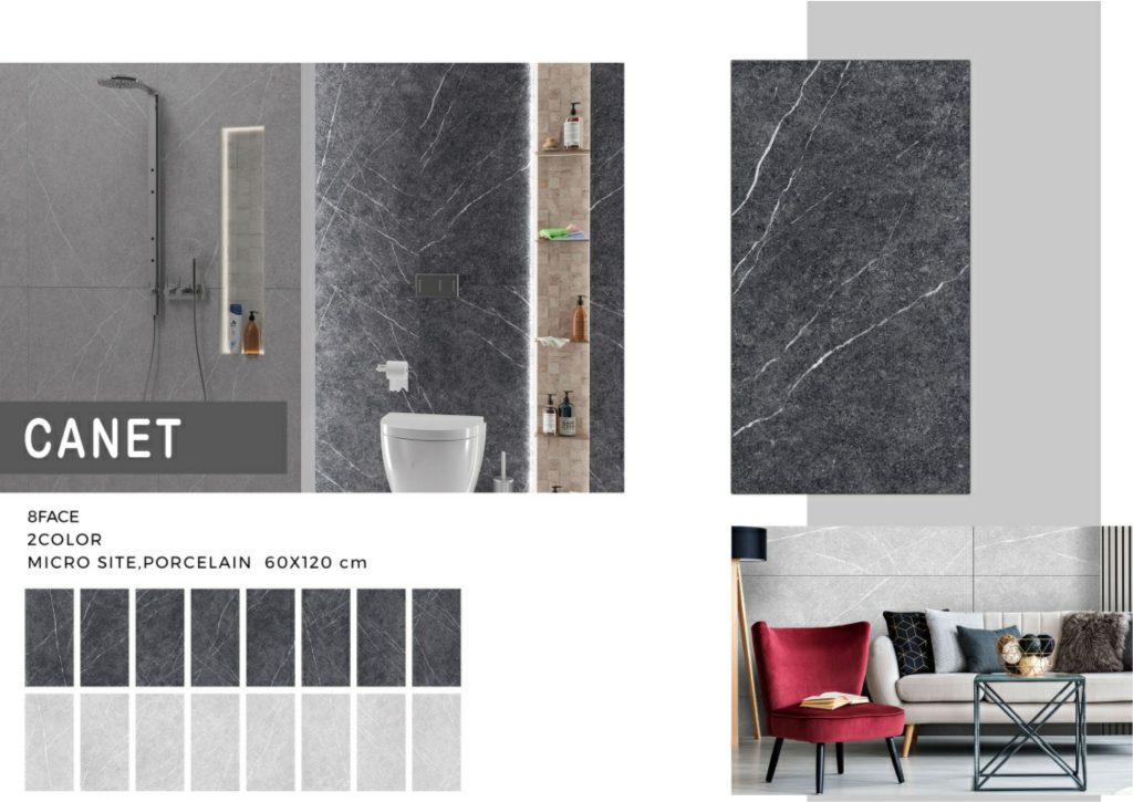 سرامیک پرسلان کنت طوسی روشن کاشی نایین در سایز 60x120 با لعاب شوگرافکت و در دو رنگ طوسی تیره و روشن تولید شده است. جنس بدنه این محصول پرسلان با جذب آب زیر 0.5 درصد و ضخامت 12 میلی متر می باشد. به منظور خرید این محصول از نمایندگی کاشی نایین در اصفهان و تهران با شماره 09138822264 تماس حاصل نمایید.