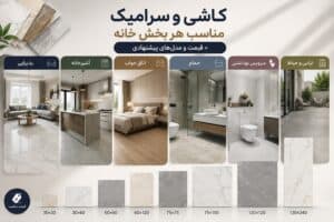 کاشی و سرامیک مناسب هر بخش خانه + قیمت و مدل‌های پیشنهادی