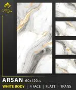 سرامیک خاک سفید آرسان براق کاشی ماهان سرام سرامیک خاک سفید آرسان براق کاشی ماهان سرام با ابعاد 120×60 سانتیمتر، دارای زمینهای روشن با رگههای طوسی و خطوط طلایی است. ترکیب این رنگها، جلوهای شبیه به سنگهای طبیعی ایجاد میکند و میتواند برای فضاهایی با طراحی مدرن، کلاسیک معاصر یا لوکس مورد توجه قرار گیرد. درسرامیک خاک سفید آرسان براق کاشی ماهان سرام، زمینه سفید در کنار بخشهای خاکستری و رگههای طلایی قرار گرفته است. این ترکیب رنگی امکان هماهنگی با متریالهایی مانند چوب، فلزات طلایی، شیرآلات کروم، مبلمان کرم و عناصر دکوراتیو مشکی را فراهم میکند. البته انتخاب سرامیک مناسب فقط به هماهنگی رنگها محدود نمیشود. محل نصب، میزان رفتوآمد، مقاومت سطح، شرایط رطوبتی، کیفیت زیرسازی و روش اجرا نیز باید در نظر گرفته شوند. در ادامه، ویژگیها و کاربردهای سرامیک خاک سفید آرسان براق کاشی ماهان سرام را بررسی میکنیم تا بتوانید با اطلاعات بیشتری درباره خرید آن تصمیم بگیرید. انتخاب پوشش مناسب برای کف و دیوار، یکی از مراحل مهم در طراحی داخلی ساختمان است. رنگ، طرح، ابعاد و نوع سطح سرامیک میتوانند تأثیر قابل توجهی بر ظاهر نهایی محیط داشته باشند. به همین دلیل، هنگام خرید سرامیک بهتر است علاوه بر قیمت و زیبایی، شرایط استفاده و ویژگیهای فنی سرامیک خاک سفید آرسان براق کاشی ماهان سرام را نیز بررسی کنیم.